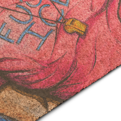"dangerous agitator" door mat